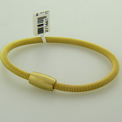 Pulsera oruga simple amarilla